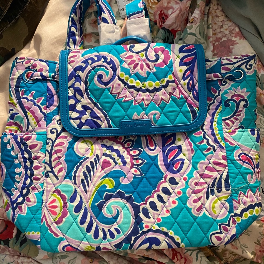 Vera Bradley Blue Backpack